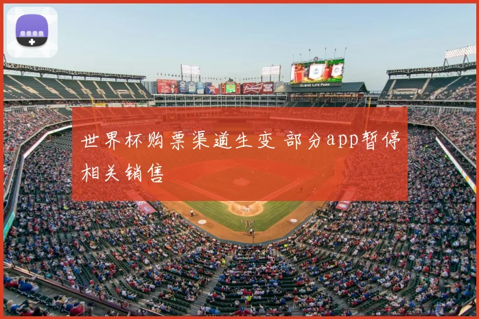 世界杯购票渠道生变 部分app暂停相关销售