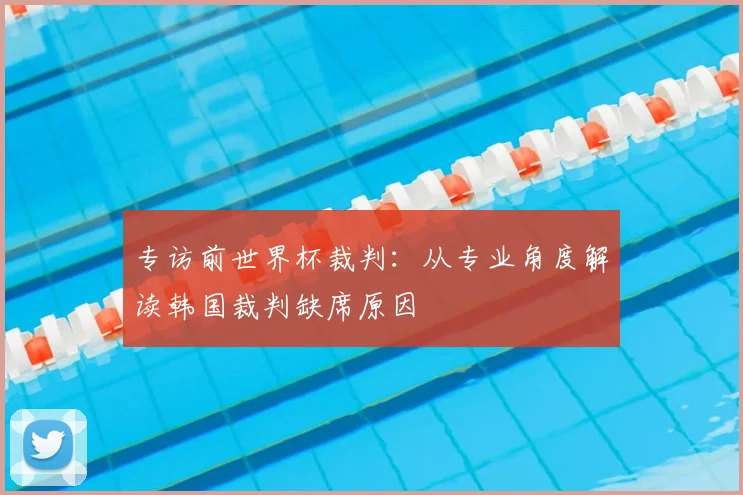 专访前世界杯裁判：从专业角度解读韩国裁判缺席原因