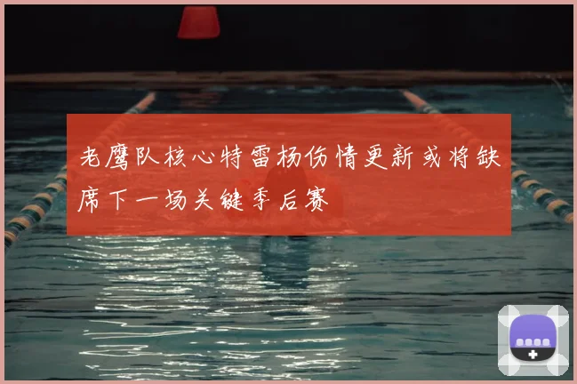 老鹰队核心特雷杨伤情更新或将缺席下一场关键季后赛